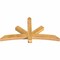 Ekena Millwork Alberta Rough Sawn Timber Gable Bracket, Western Red Cedar, 60"W x 32"H x 4"D x 4"F, 13/12 Pitch GBW060X32X0404ALB00RWR - alternate 4